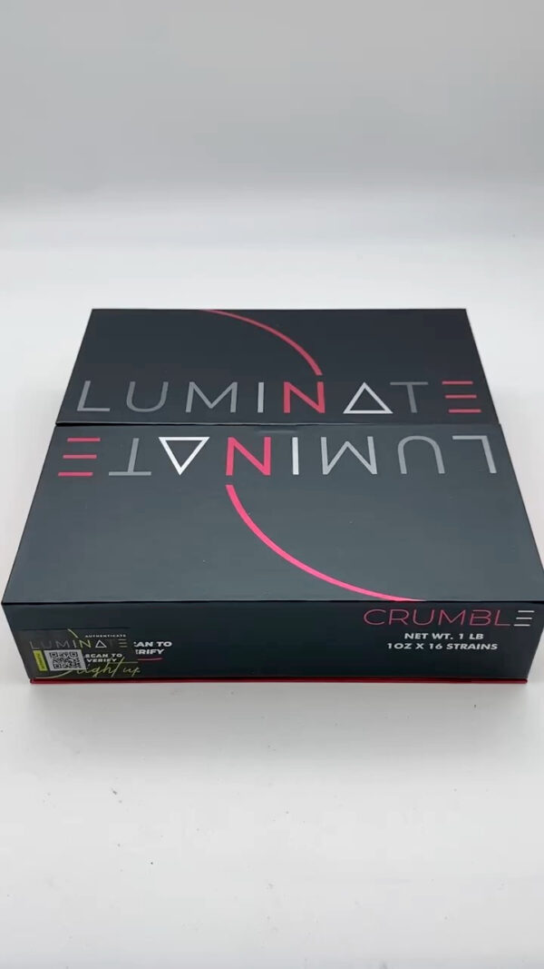 Experience Luminate Crumble, a premium cannabis concentrate with high potency, rich flavor, and exceptional purity for a smooth, powerful effect.