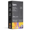 TURN Disposable G.O.A.T 41 (I-Hybrid) – 1G Pod offers rich live resin flavor, balanced effects, and smooth vapor for a satisfying, uplifting experience.
