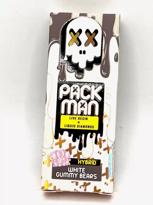 Enjoy the refreshing, soft, and chewy taste of Packman White Gummy Bears—perfect for satisfying your sweet tooth with quality.
