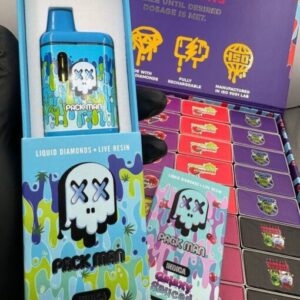 Packman Slurricane is a balanced hybrid cannabis strain with sweet, fruity flavors, uplifting effects, and calming body relaxation, perfect for socializing,