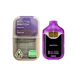 Enjoy the refreshing fusion of tropical passion fruit and tangy grapefruit in the Boutiq Disposable V4, offering a smooth, flavorful vaping experience.
