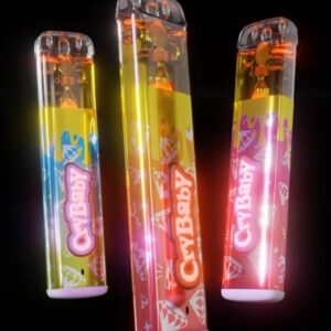 CryBaby Sour Apple offers a tangy, sweet apple flavor with uplifting, energizing effects, delivering a refreshing and enjoyable cannabis experience.