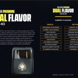 ACE Dual Gen 2 offers a versatile, dual-heating vaporizer for both flower and concentrates, delivering smooth, consistent vapor and portability.