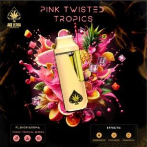 ACE Pink Twisted Tropics offers a tropical fruit flavor with balanced effects, delivering uplifting, creative energy and calming relaxation for any occasion.