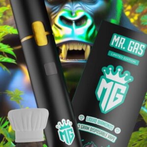 Enjoy the rich, earthy flavor of Mr. Gas Gorilla Glue 3G Disposable Vape, delivering up to 3,000 puffs of smooth, satisfying vapor.