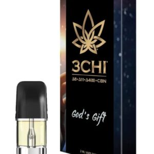 3CHI | Delta-8 THC Vape Pod - God's Gift | 2g Disposable Vape Pod
