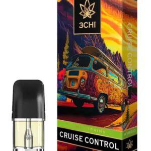 3CHI | True Strain THC Vape Pod - Cruise Control | Hybrid - 2g Disposable Vape Pod