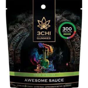3CHI | True Strains High Potency Gummies Awesome Sauce | 30mg - 2ct