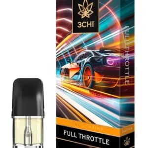 3CHI | True Strains THC Vape Pod - Full Throttle | Sativa - 2g Disposable Vape Pod