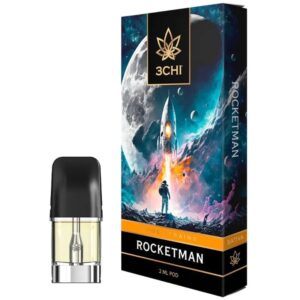3CHI | True Strains THC Vape Pod - Rocket Man | Sativa - 2g Disposable Vape Pod