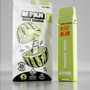 Enjoy the refreshing taste of watermelon with a tangy twist in MFKN 2G Disposable Sour Sandia, offering smooth, flavorful vaping.