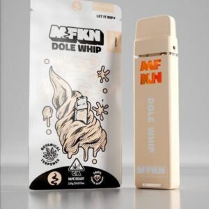 Savor the tropical blend of pineapple and vanilla ice cream with MFKN 2G Disposable Dole Whip, offering a refreshing, creamy vape experience.