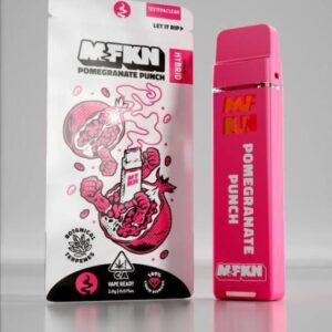 Experience the bold, tangy flavor of pomegranate mixed with fruity sweetness in MFKN 2G Disposable Pomegranate Punch, offering smooth, convenient vaping.