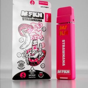Enjoy a smooth blend of ripe strawberries and creamy bananas with MFKN 2G Disposable Strawnana, offering a flavorful, convenient vaping experience.