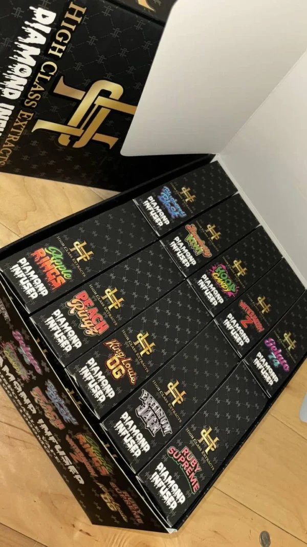 High Class Dispo offers premium, hassle-free cannabis vaping with flavorful, potent distillate, a sleek design, and long-lasting, draw-activated convenience.