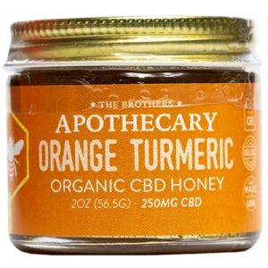 Brothers Apothecary | Orange Turmeric CBD Honey | 250mg CBD – 2oz