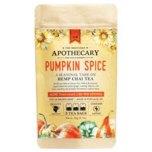 Brothers Apothecary | Pumpkin Spice CBD Tea | 60mg CBD - 3 Count