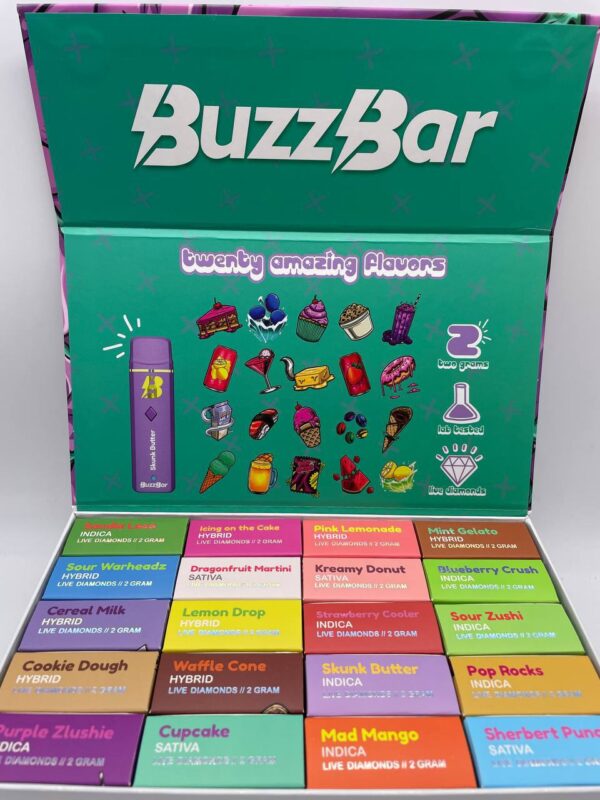 Buzz Bars 2G disposable vapes offer long-lasting, flavorful, and hassle-free vaping with a variety of smooth, rich flavors for every preference.