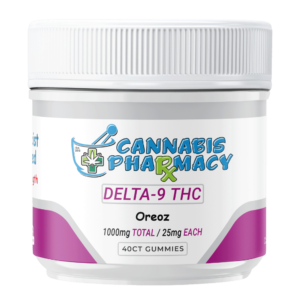 Cannabis Pharmacy Delta-9 THC Gummies | 25mg - Oreoz - 40ct