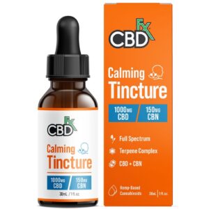 CBDfx | Calming Tincture | 1000mg CBD + 150mg CBN - 30mL