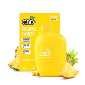 CBDfx | THC Vape Pen - Pineapple Express - 1500mg CBD + 10mg THC