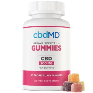 cbdMD | CBD Gummies Tropical Mix | 6000mg - 60 Count