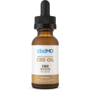 cbdMD | CBD Tincture Natural Flavor | 3000mg - 30 ML