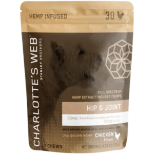 Charlotte’s Web | CBD Chews For Dogs Hip & Joint | 30 Count (4 Pack)