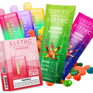 THC Elf Bars offer a convenient, potent vaping experience with flavorful strains, smooth vapor, and hassle-free, draw-activated disposable design.