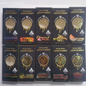 Muha Meds offers premium cannabis products with high-quality distillates, potent effects, and rich flavors, providing a consistent and satisfying experience