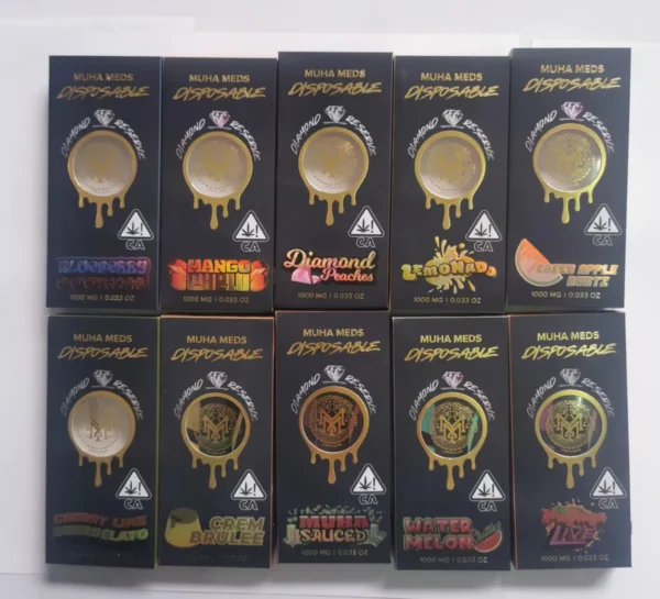Muha Meds offers premium cannabis products with high-quality distillates, potent effects, and rich flavors, providing a consistent and satisfying experience
