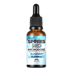sporesMD | Trips 15,000mg Blueberry Mushroom Tincture | Nootropic Blend