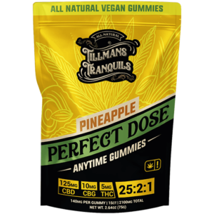 Tillmans Tranquils | 25:1 CBD:Delta-9 THC Gummy (15ct) - 260mg - Pineapple Boost