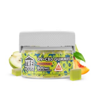 TRE House | 1:1 THC & CBD Gummies - Peach Pear | 20mg - 40ct
