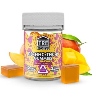 TRE House | THC Blend Gummies - Tropic Mango | 35mg D8, THC-P, & HHC - 20ct