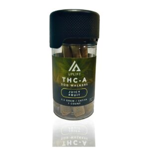 Uplift | Dog Walkers Pre Rolls - Juicy Fruit | .5g THCA Flower 7ct - Sativa