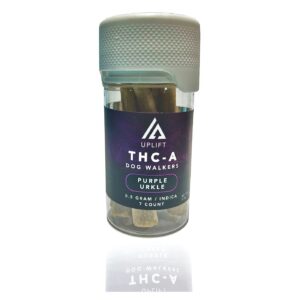 Uplift | Dog Walkers Pre Rolls - Purple Urkel | .5g THCA Flower 7ct - Indica
