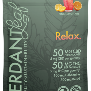 Relax and unwind with Verdant Leaf Mushroom Gummies. A THC blend of nootropic mushrooms for stress relief and calm, 10ct pack.