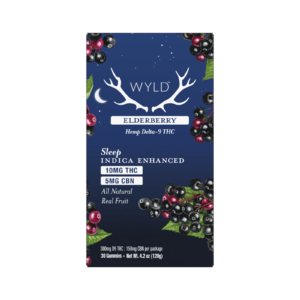 WYLD | Elderberry Gummies | 10mg Delta-9 THC + 5mg CBN - 30 Count