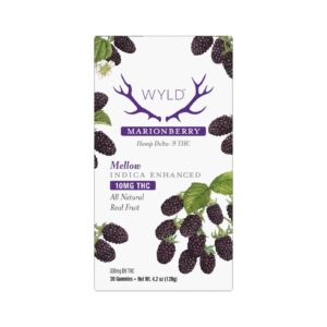 WYLD | Marionberry Gummies | 10mg Delta-9 THC - 30 Count