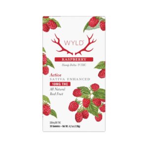 WYLD | Raspberry Gummies | 10mg Delta-9 THC - 30 Count
